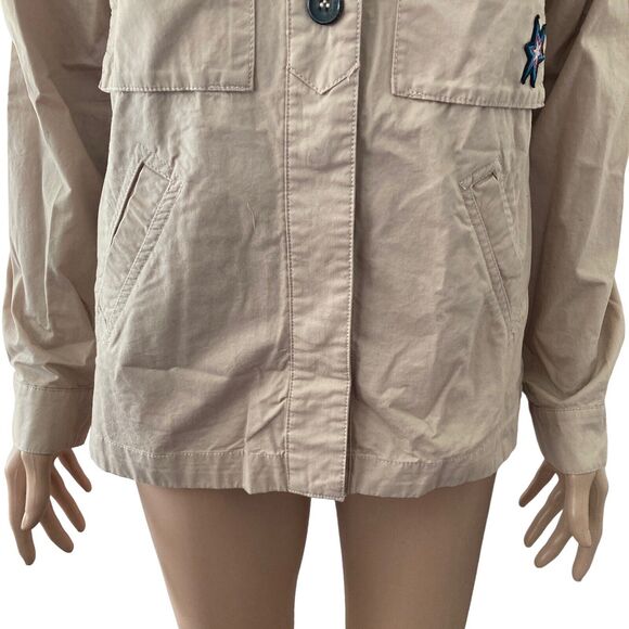Love Tree Shacket Shirt Jacket Womens Small Part E-3CL Military - Picture 4 of 14